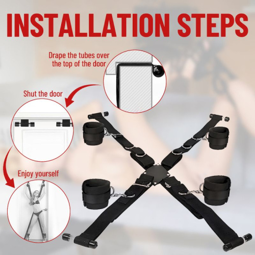 Набор BDSM «Soft Door hanging restraint»