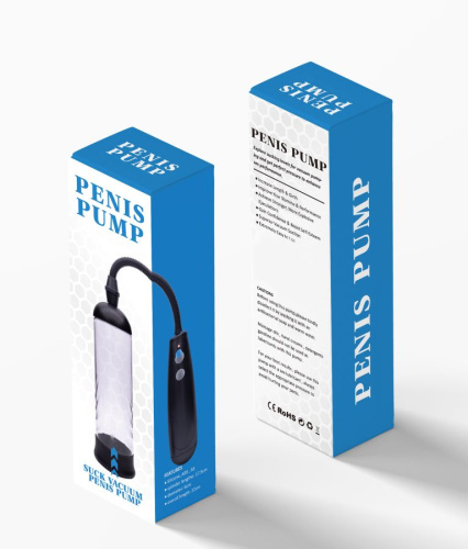 Помпа для пениса с аккумулятором и USB-C