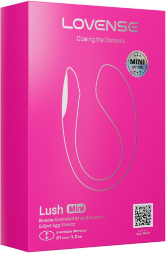 Виброяйцо LOVENSE Lush Mini, розовый