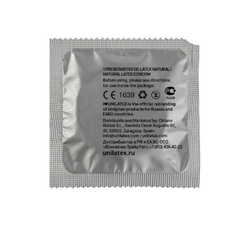 UNILATEX "ULTRA THIN" ПРЕЗЕРВАТИВЫ ультратонкие 1 штука