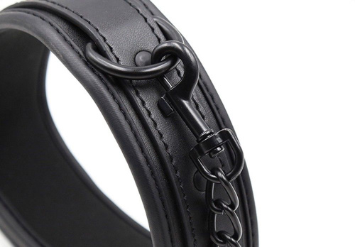 Ошейник «Black leather Bondage Collar»
