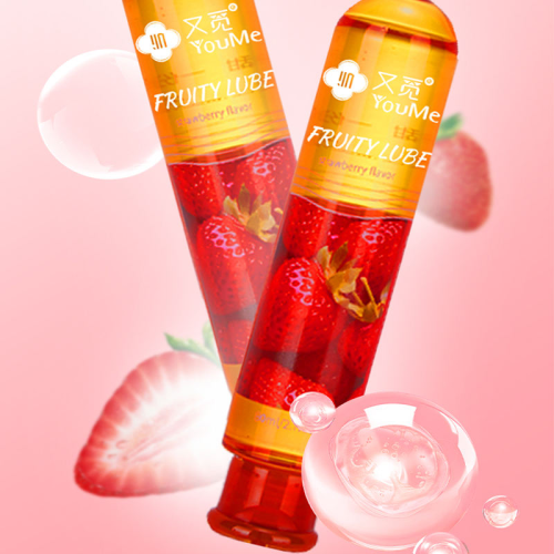 YouMe Strawberry - оральная ароматизированная смазка 80ml