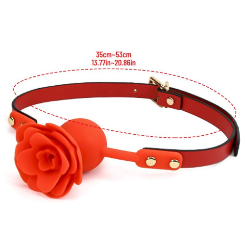 Кляп «Silicone Rose-shaped Gag»