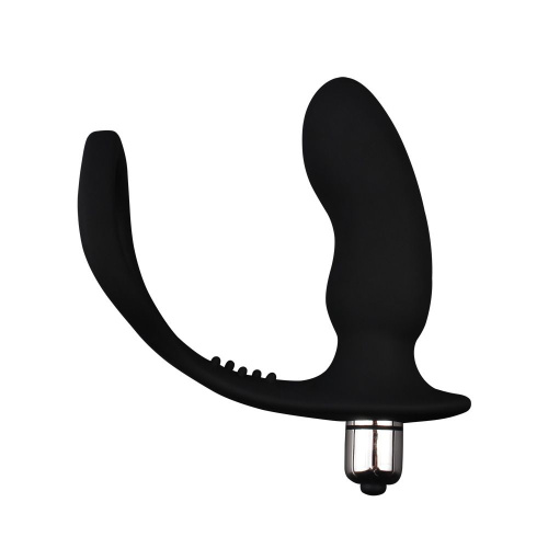 Мини вибратор с анальным хвостиком Cockring With Ass-gasm