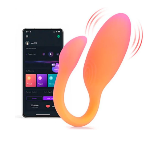 4696 \ Тренажер Кегеля Flamingo Max orange