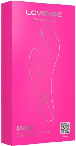 Вибратор-кролик LOVENSE Osci 3, розовый