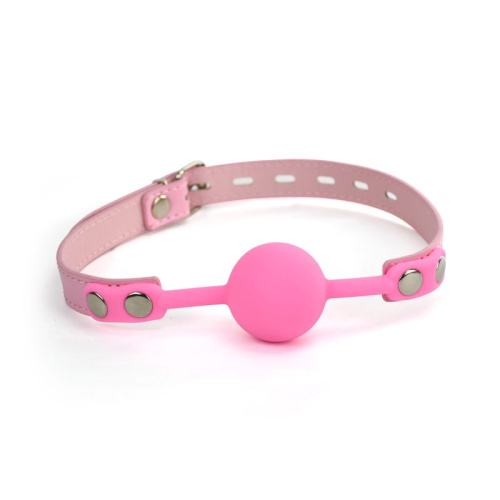 Кляп розовый Silicone Silence